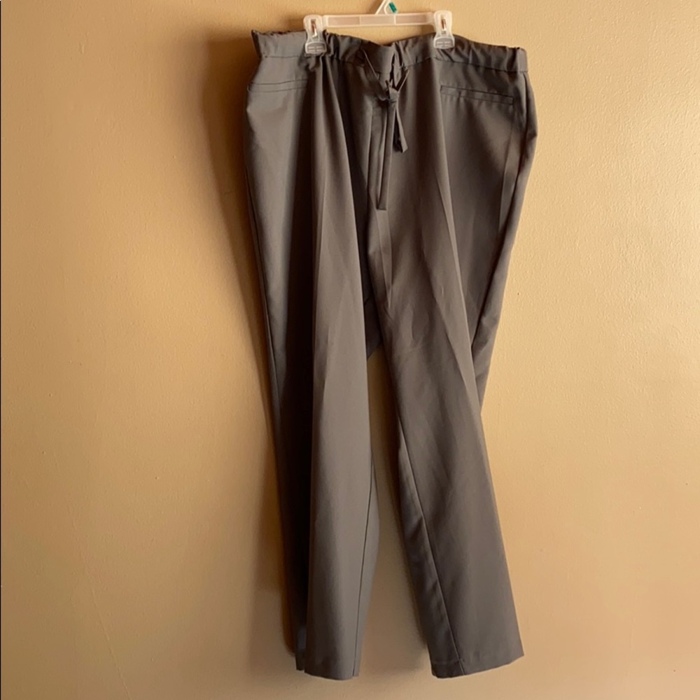 Grey slack *drawstring waist*
